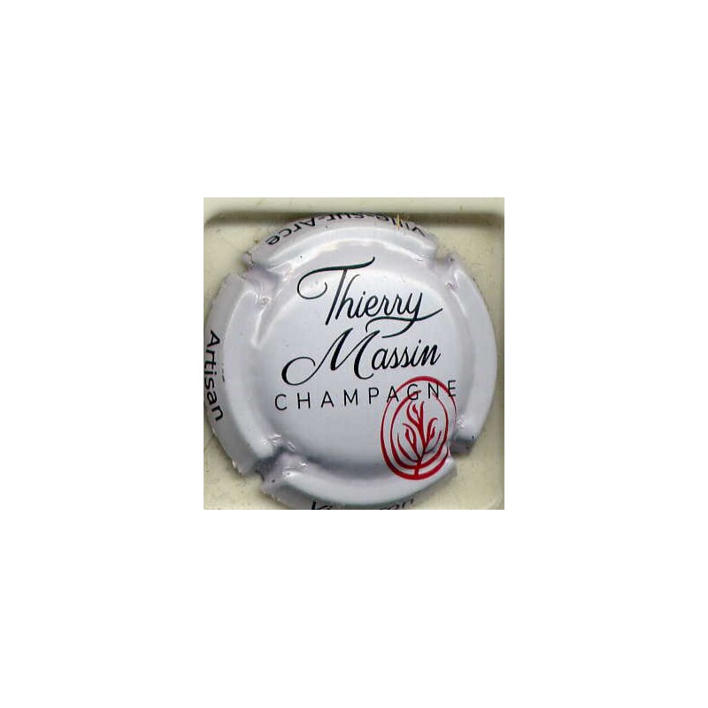 Massin Thierry n°12 blanc mat , noir et rouge